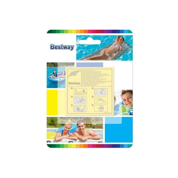 Bestway öntapadós javítófolt készlet 10 db 6,5×6,5 cm gumis felületekhez
