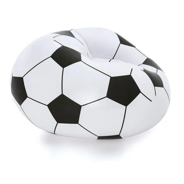 Bestway felfújható focilabda fotel gyerekeknek, PVC, 114×112×66 cm