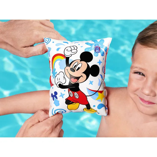Mickey Mouse felfújható úszókarúszó gyerekeknek 3-6 év (19-30 kg) 23×15 cm