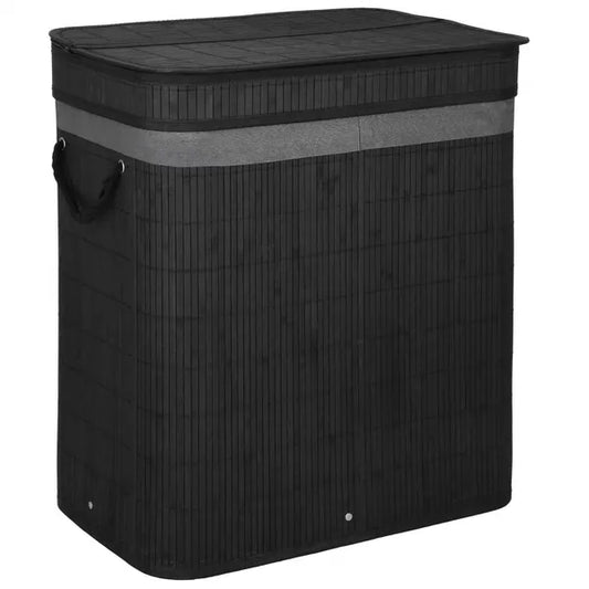 Springos® bambusz dupla szennyestartó 100l