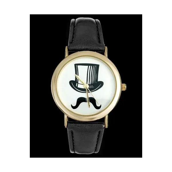 Női kvarc karóra 39 mm, arany tok, fekete textilszíj, WR30