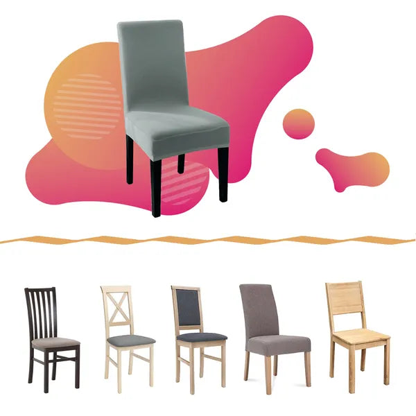 Rugalmas kockás székhuzat 95% poliészter, univerzális 40–50×45–65 cm