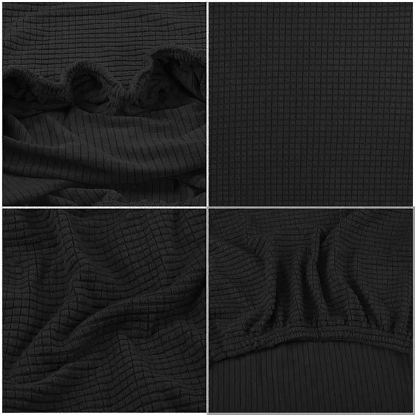 Rugalmas kockás székhuzat 95% poliészter, univerzális 40–50×45–65 cm