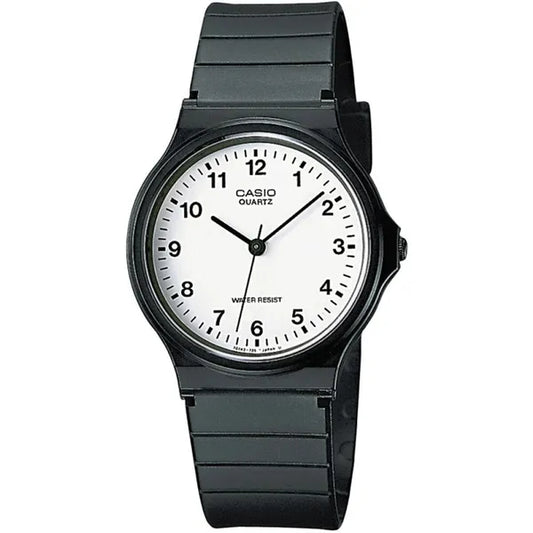 Casio MQ-24-7B uniszex karóra, quartz, WR30, fekete pánt + díszdoboz