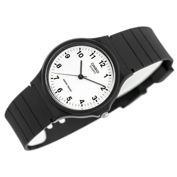 Casio MQ-24-7B uniszex karóra, quartz, WR30, fekete pánt + díszdoboz