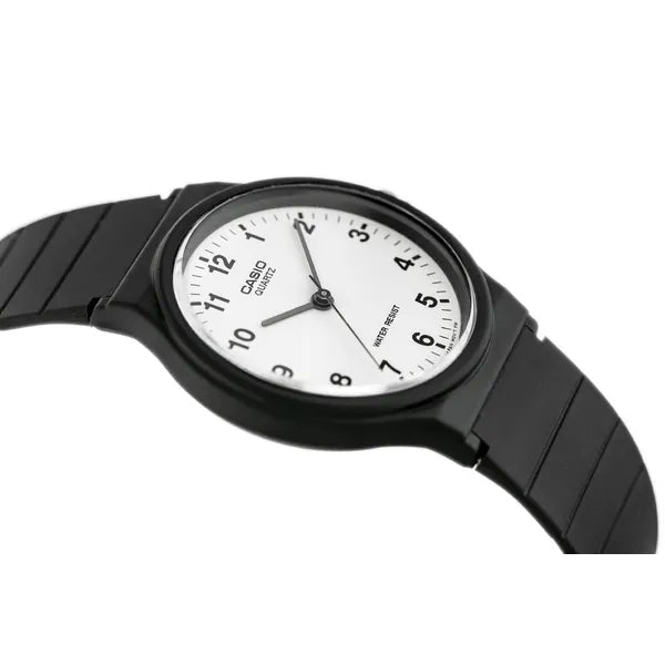 Casio MQ-24-7B uniszex karóra, quartz, WR30, fekete pánt + díszdoboz