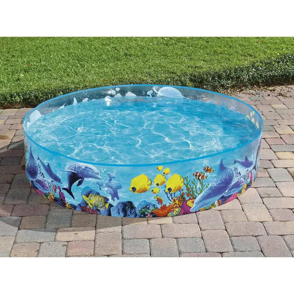 Gyermek felfújódó peremű medence, 183×38 cm, 946 l – Bestway 55030