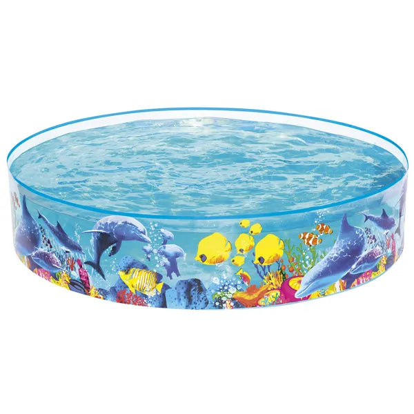 Gyermek felfújódó peremű medence, 183×38 cm, 946 l – Bestway 55030