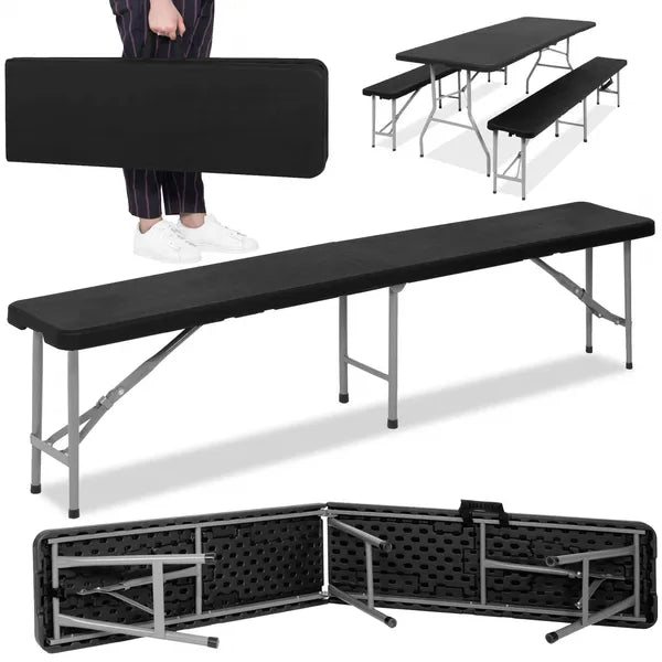 Összecsukható catering pad 183×30×44 cm, HDPE, 150 kg teherbírás