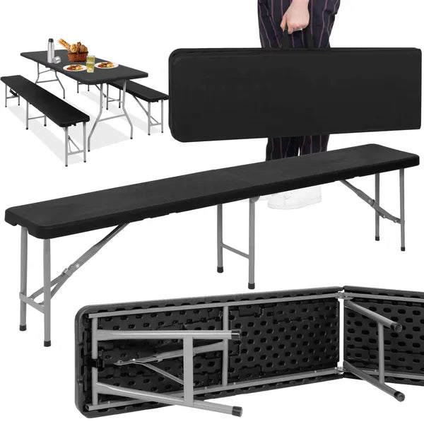 Összecsukható catering pad 183×30×44 cm, HDPE, 150 kg teherbírás