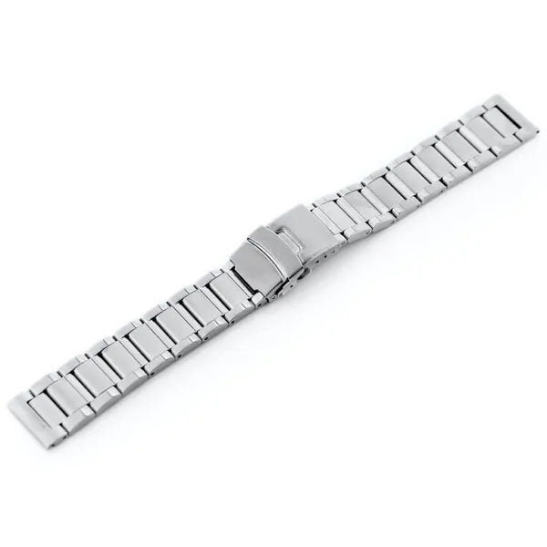 Pacific Model 10 ezüstszínű acél óraszíj, 24 mm
