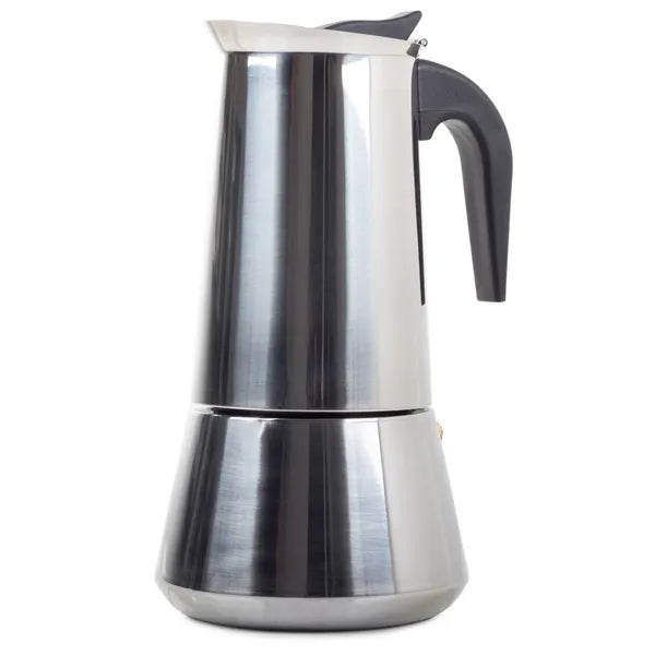 Rozsdamentes acél kotyogós kávéfőző 12 csésze (600 ml), gáz/elektromos