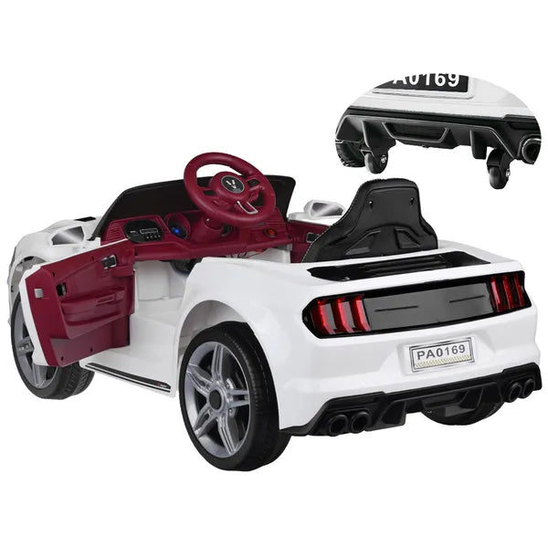 Akkumulátoros Mustang stílusú gyermek sportautó, 2×35W motor, EVA kerekek