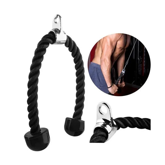 Univerzális tricepsz kötél csúszásgátlós markolattal, 70 cm, 200 kg