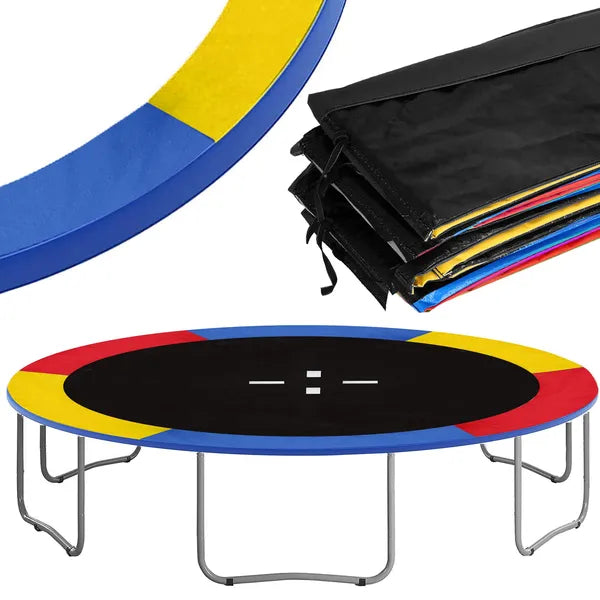 Trambulin peremvédő 244 cm (8FT) – multiszínű PVC/EPE hab