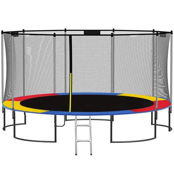 Trambulin peremvédő 244 cm (8FT) – multiszínű PVC/EPE hab