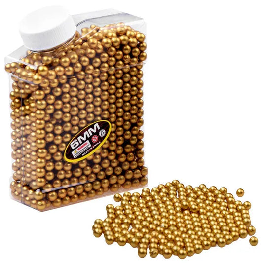 6 mm műanyag airsoft BB golyók palackban, kb. 125 g