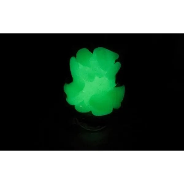 Világító kavicsok 100 db-os készlet, fluoreszkáló zöld, 2-3 cm
