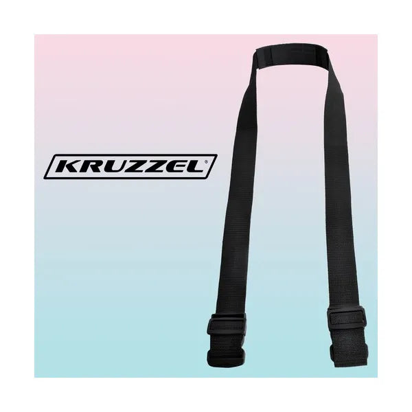 Futóbicikli/roller hordozószíj, állítható 135 cm, fekete, 25 kg