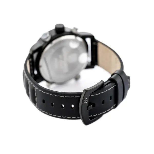 Naviforce NF9160 férfi kvarc karóra, fekete bőr szíj, WR30