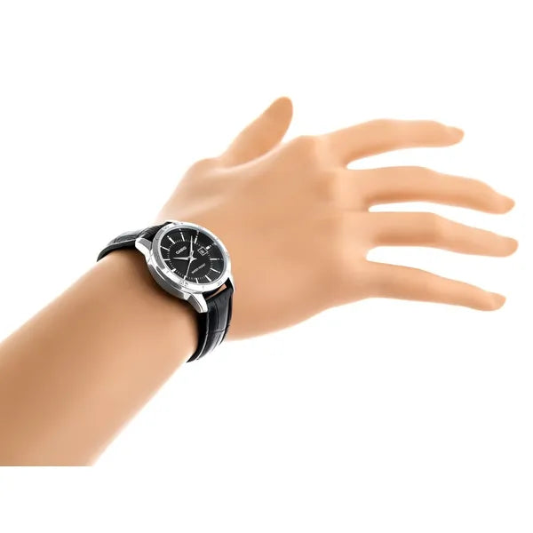 Casio női karóra LTP-V004L-1A, fekete számlap, bőr szíj, WR30