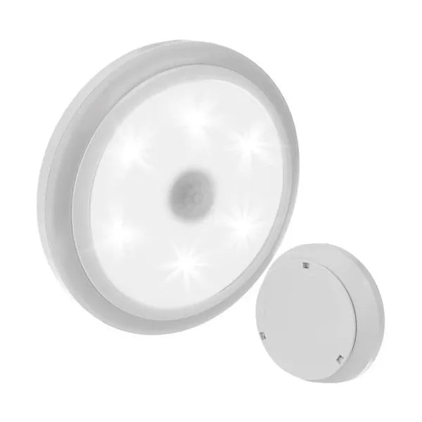 LED éjszakai fény mozgás- és fényérzékelővel, elemes, hidegfehér 50 lm