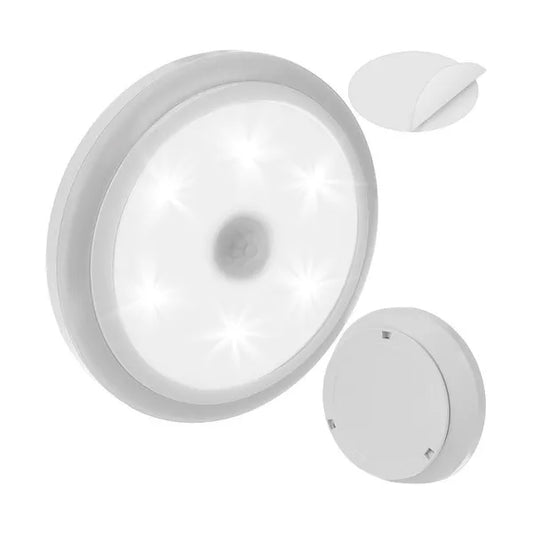 LED éjszakai fény mozgás- és fényérzékelővel, elemes, hidegfehér 50 lm