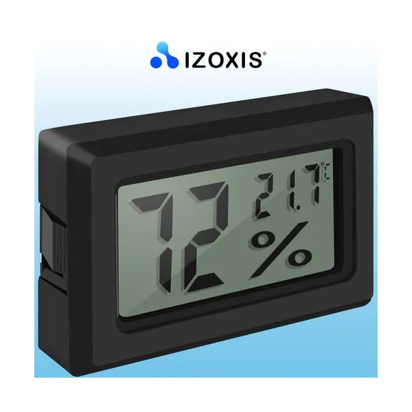 Digitális hő- és páratartalom-mérő LCD kijelzővel, −50°C–70°C, süllyeszthető