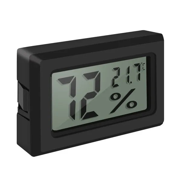 Digitális hő- és páratartalom-mérő LCD kijelzővel, −50°C–70°C, süllyeszthető