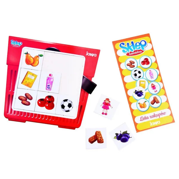 Bambino Shopping memória társasjáték gyerekeknek, 2-4 játékos, 3+ év