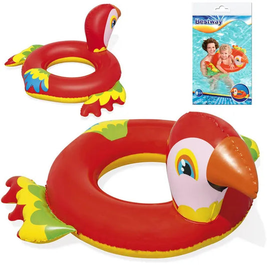 Állatos úszógumi gyerekeknek 3 +, PVC, 79-84 cm (bálna/unikornis/papagáj)