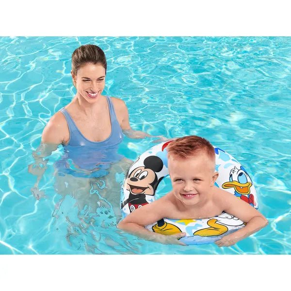 Bestway Mickey Mouse úszógumi gyerekeknek, PVC, 56 cm