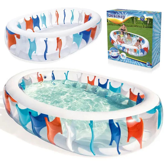 Bestway felfújható ovális medence 229x152x51 cm, PVC, 542 l