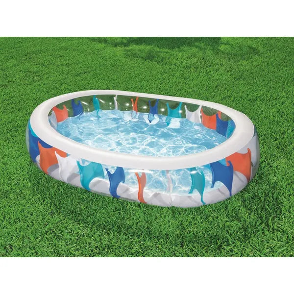Bestway felfújható ovális medence 229x152x51 cm, PVC, 542 l