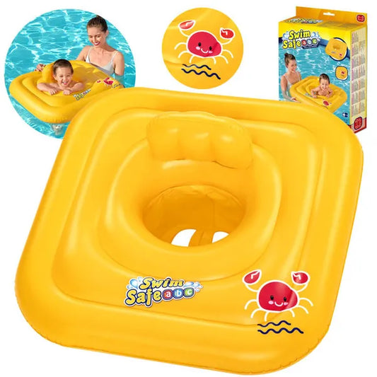 Felfújható baba úszóülés 76×76 cm, 11-15 kg, sárga – Bestway