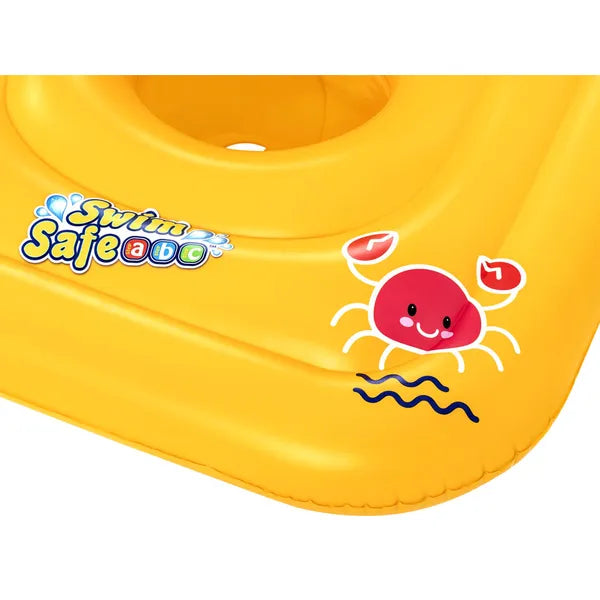 Felfújható baba úszóülés 76×76 cm, 11-15 kg, sárga – Bestway