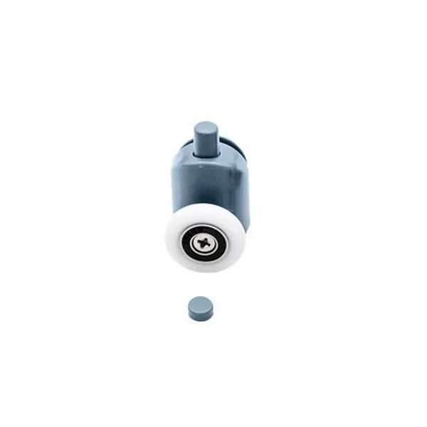 Zuhanykabin alsó egykerekes görgő 23 mm, PP/nylon, rozsdamentes