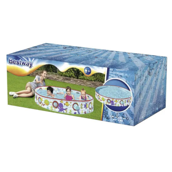 Gyermek felfújható medence, 152×25 cm, 435 l, Bestway 55029
