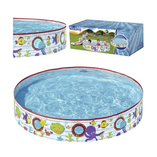 Gyermek felfújható medence, 152×25 cm, 435 l, Bestway 55029