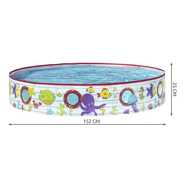 Gyermek felfújható medence, 152×25 cm, 435 l, Bestway 55029