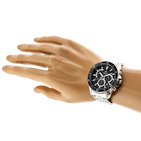 Casio Edifice EFR-552D-1A férfi kronográf karóra, acél, WR100