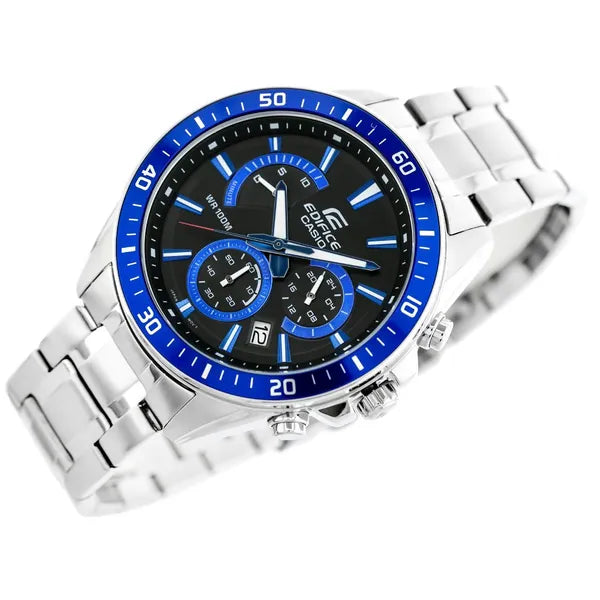 Casio Edifice EFR-552D-1A2 férfi kronográf karóra, acél, 100 m
