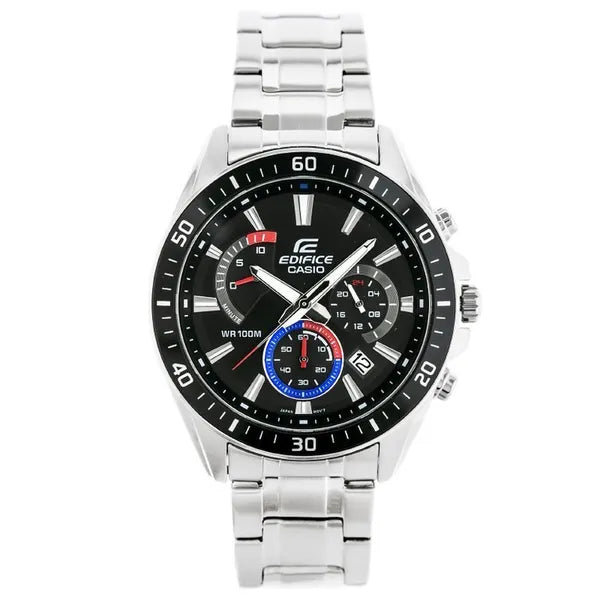 Casio Edifice EFR-552D-1A3 férfi kronográf karóra, acél, WR100, 48 mm