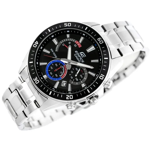 Casio Edifice EFR-552D-1A3 férfi kronográf karóra, acél, WR100, 48 mm