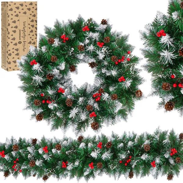 Springos® havas fenyő girland 110cm