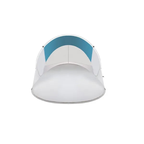 Pop-up strandsátor 220×120×90 cm, kék-szürke UV-védelemmel