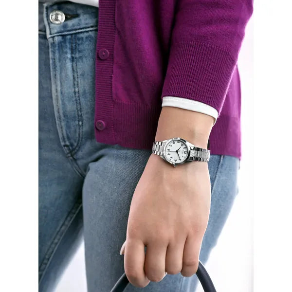 Casio LTP-1274D-7B női kvarc karóra, rozsdamentes acél, 32 mm, ezüst