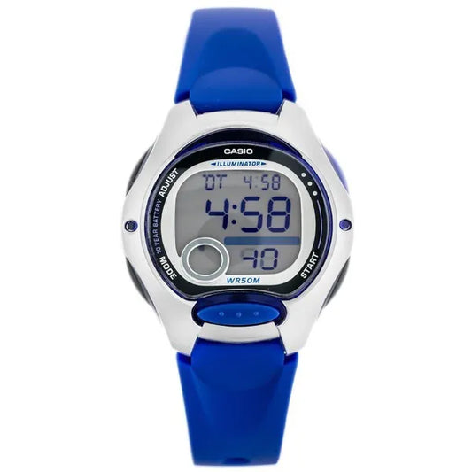 Casio LW-200-2A gyerek digitális karóra WR50 LED quartz kék-fehér