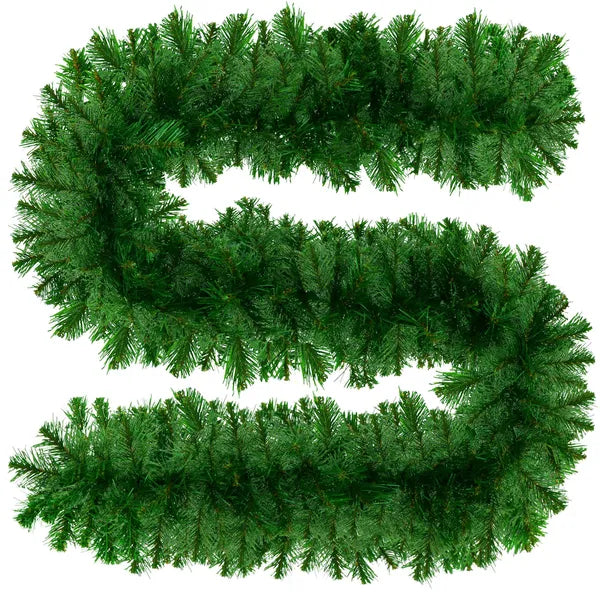 Műfenyő girland, 270 cm, zöld, 178 ágcsúccsal