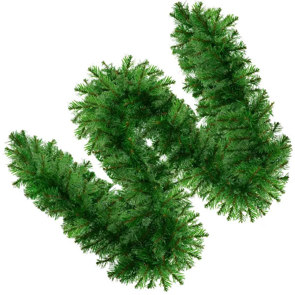 Prémium műfenyő girland, 270 cm, zöld, 230 ág